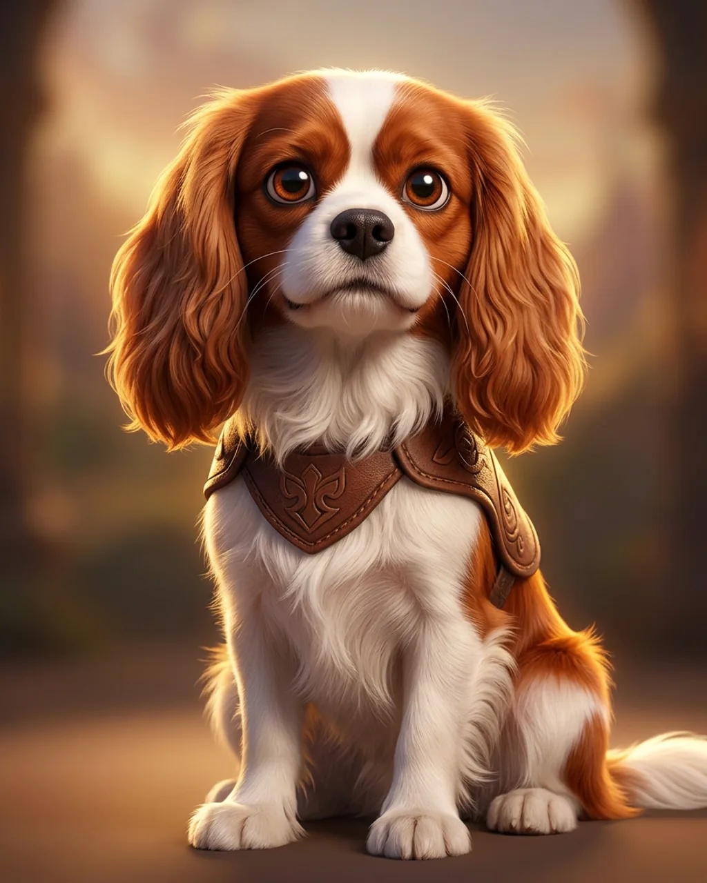 A Cartoon style pet portrait