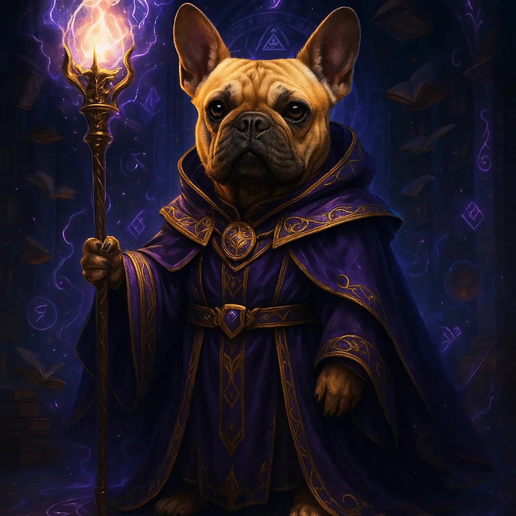 Pet Fantasy RPG pet portrait example 6