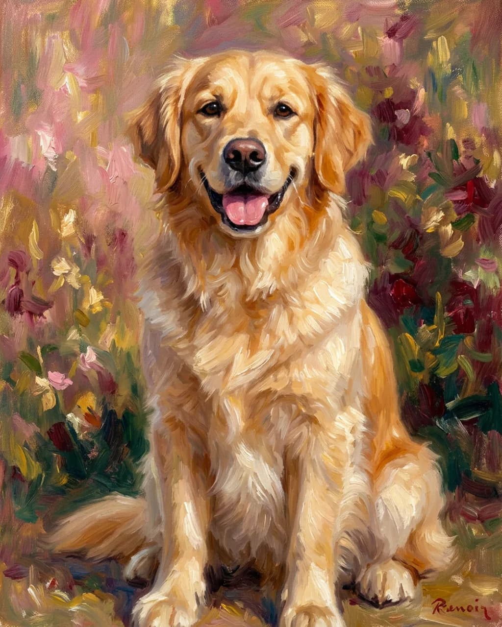 Renoir look, Impressionist style
