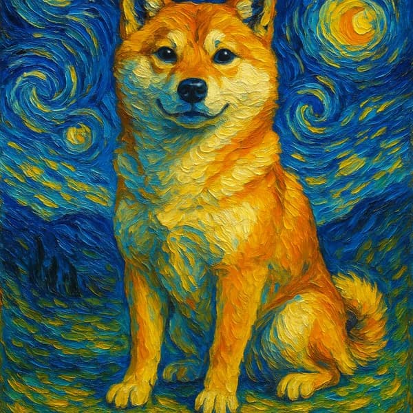 Pet Impressionist pet portrait example 3