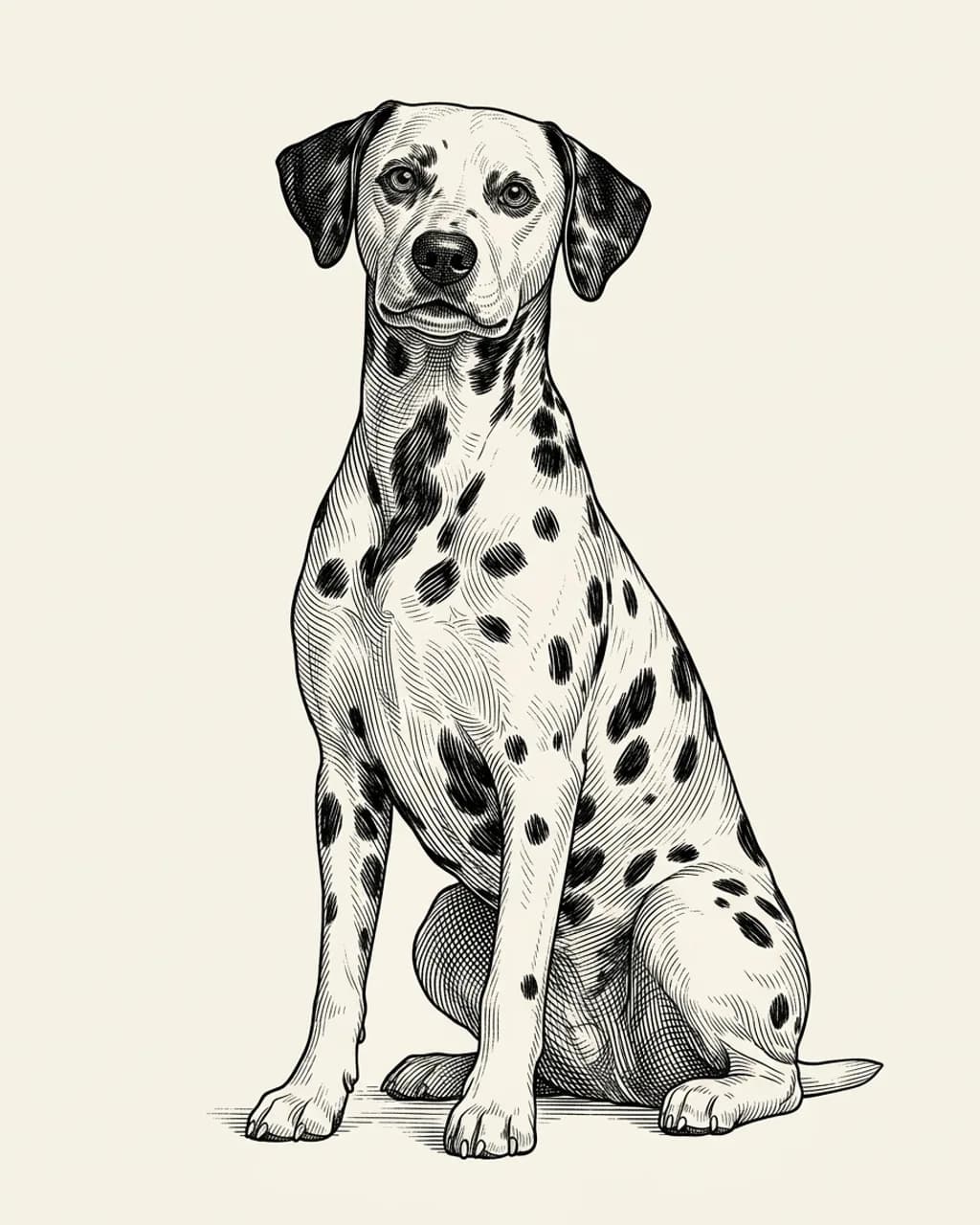 Engraving look, Line Art style