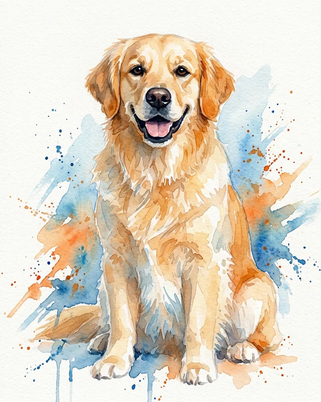 Colour Splash look, Watercolour style